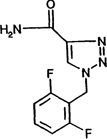 Use of certain crystal modifications of 1-(2,6-difluorobenzyl)-1h-1,2,3-triazole-4-carboxamide in treating epilepsy