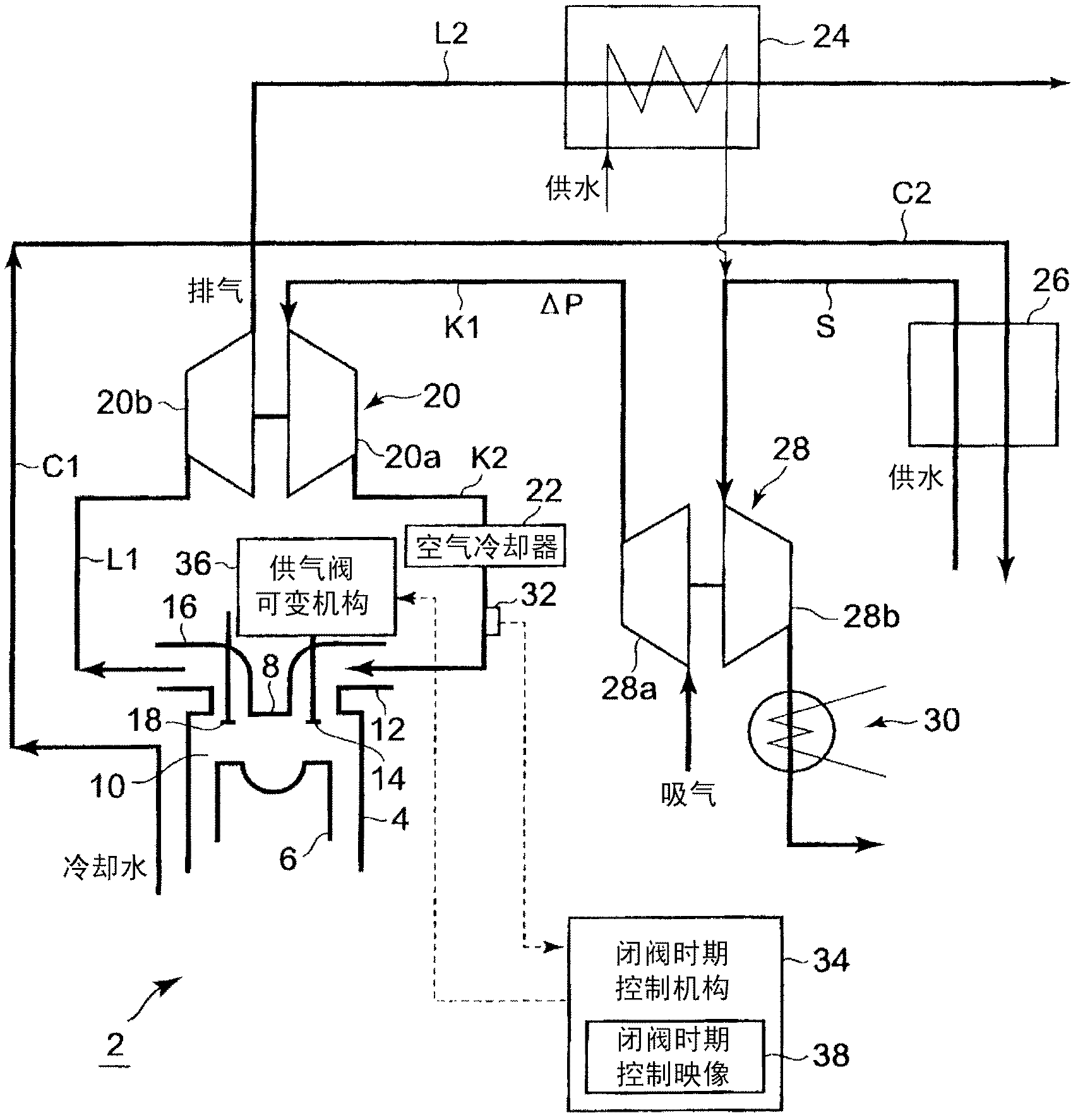 Miller cycle engine