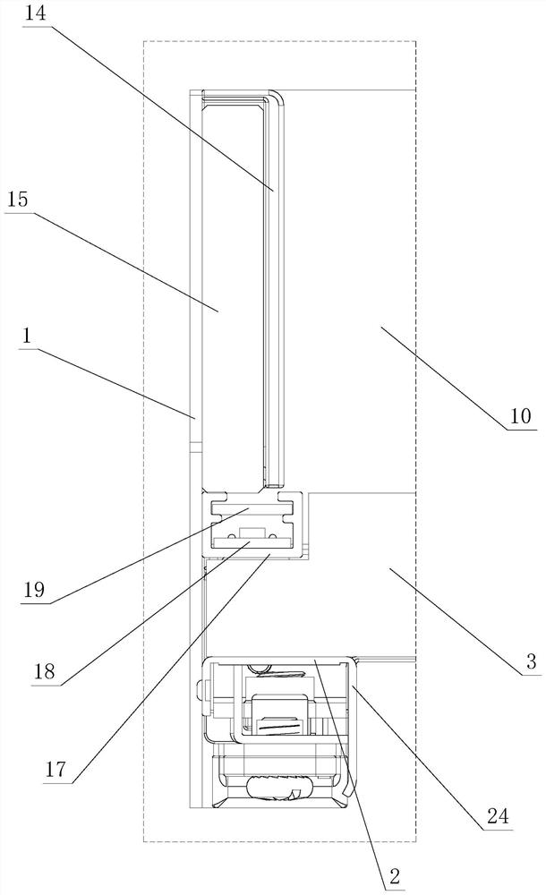 Furniture drawer lighting structure