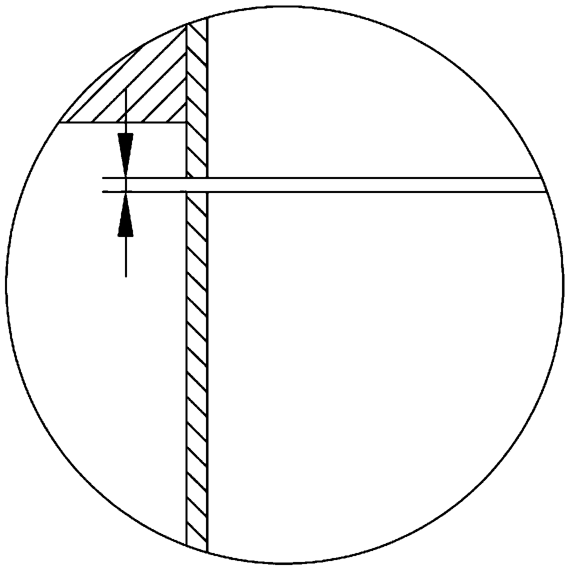 Separator capable of controlling particle size distribution in high-precision mode