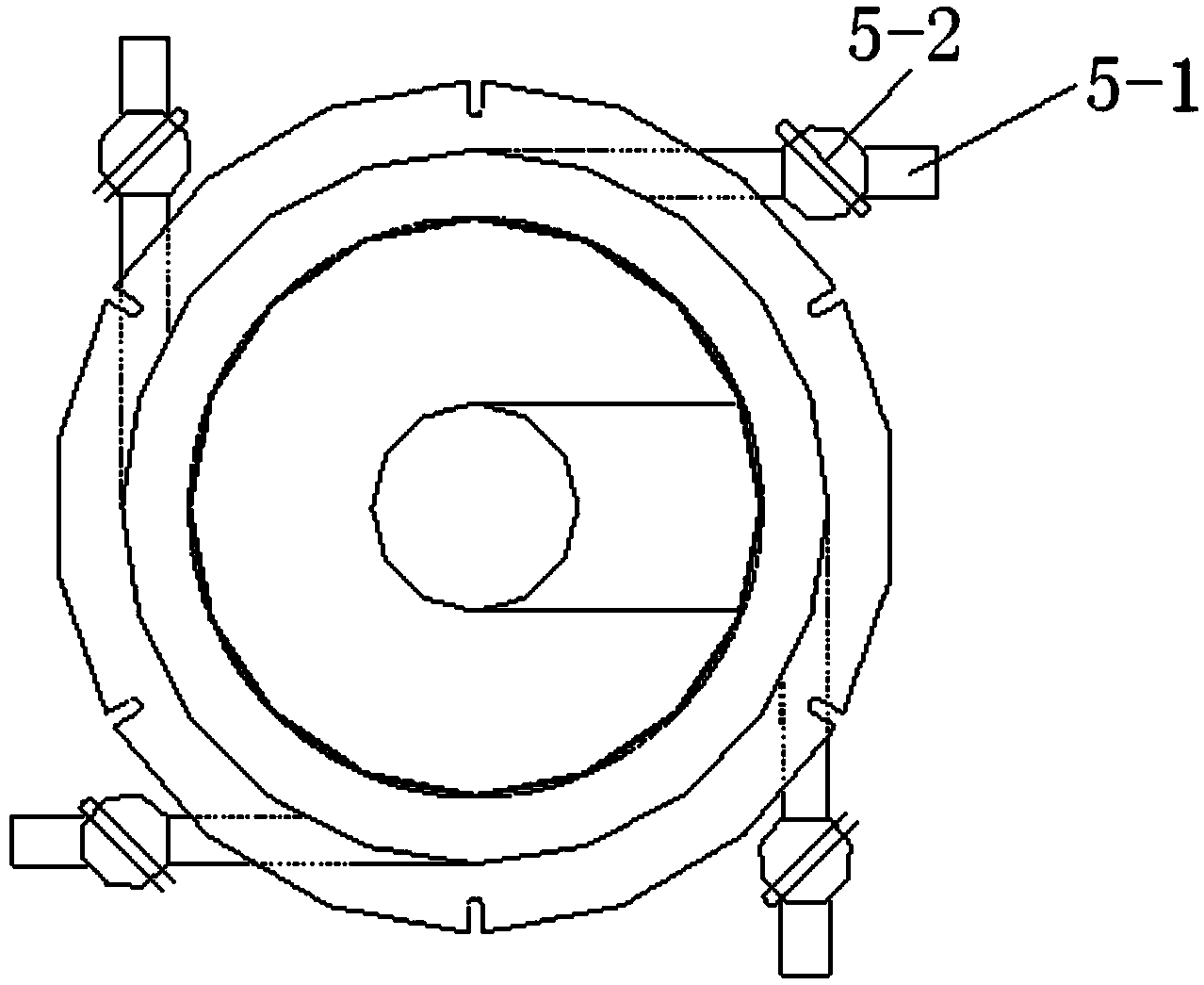 Separator capable of controlling particle size distribution in high-precision mode