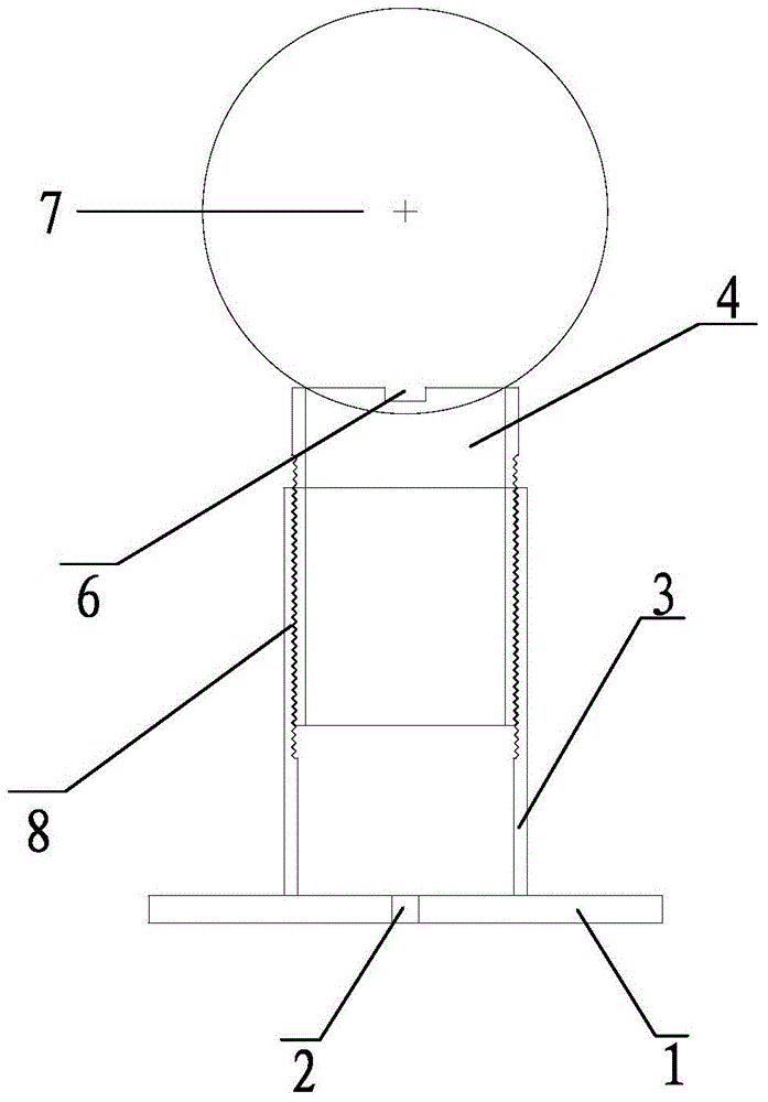 A network frame node positioning adjustment device and positioning adjustment method