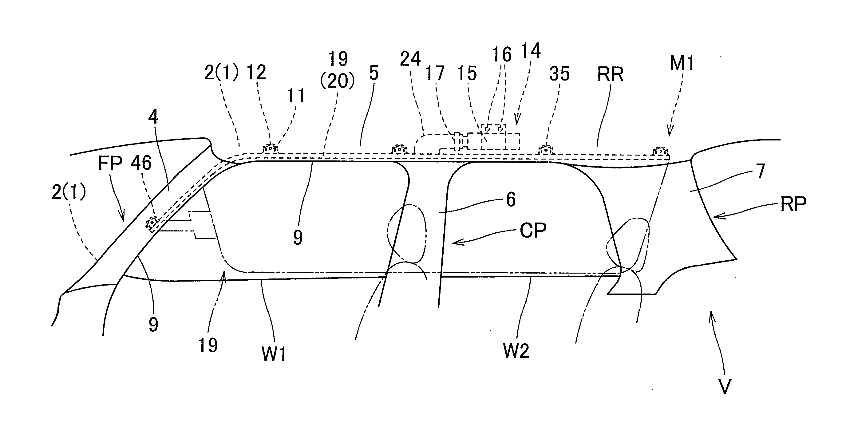 Head protection airbag apparatus