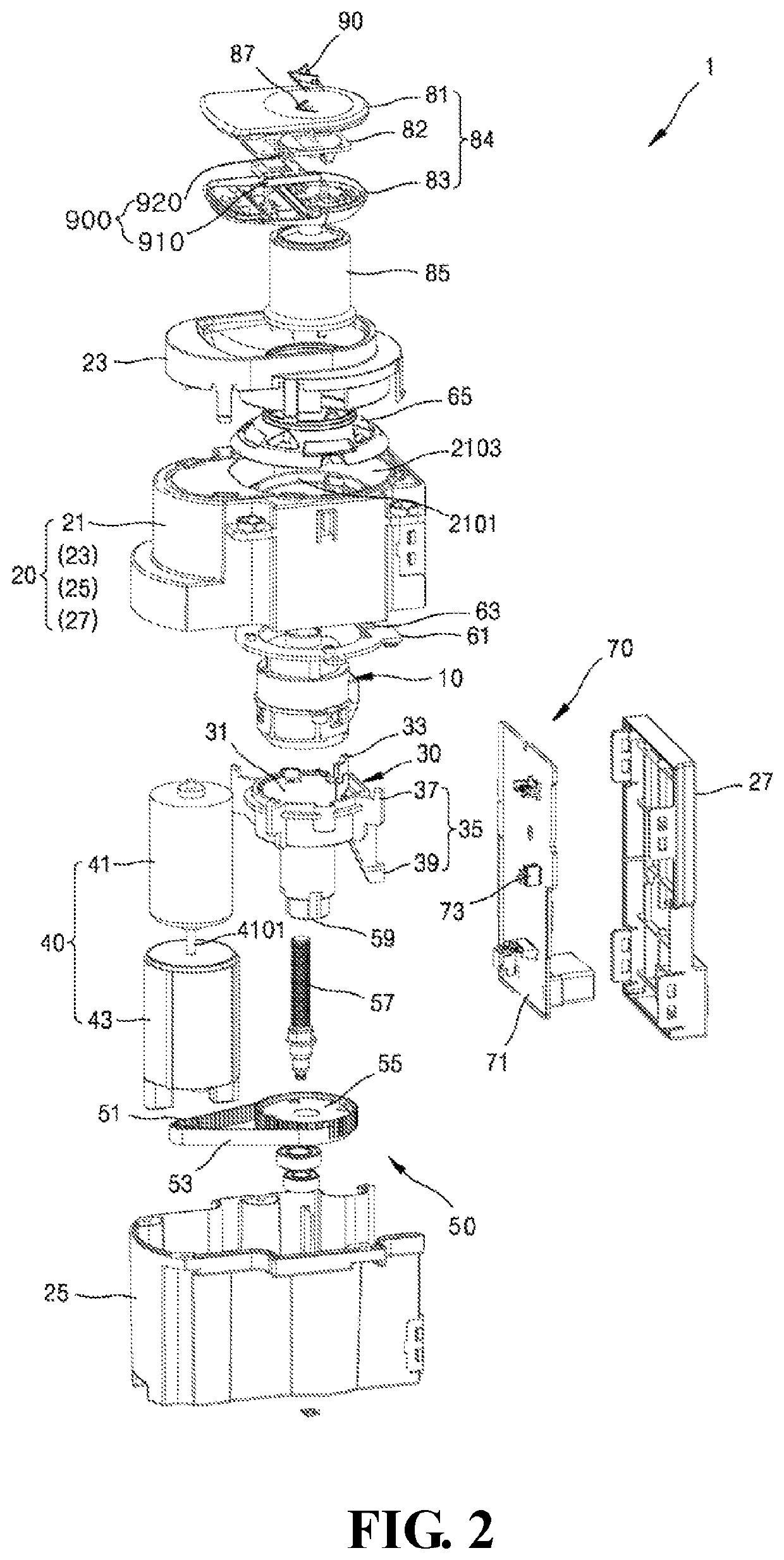 Switch knob and operating module having the same