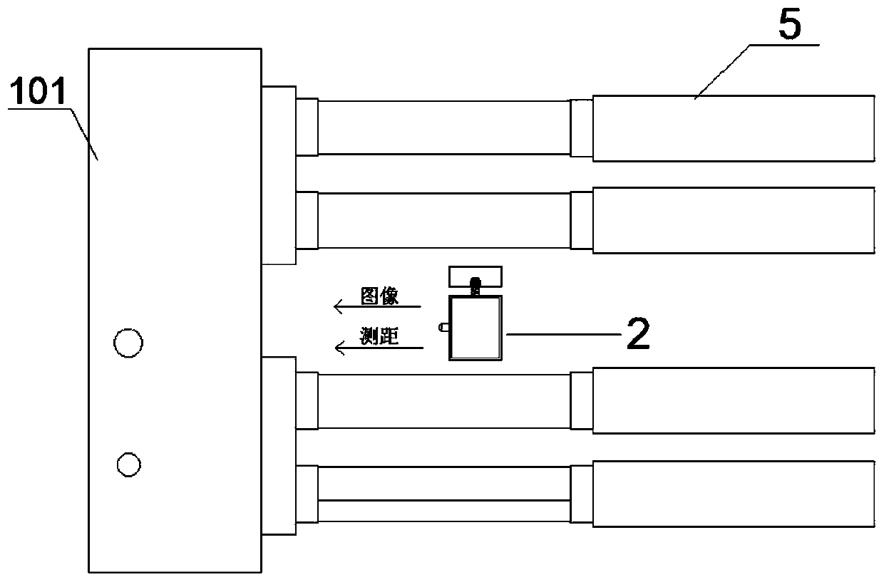 Calibration method for shield tail gap measurement and shield tail gap real-time automatic measurement method and system