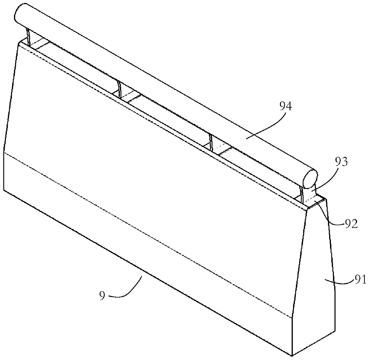 Self-snow-melting system for airport terminal viaduct