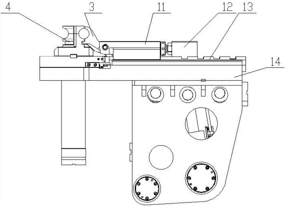 A winding type drawing top heading pipe bending machine