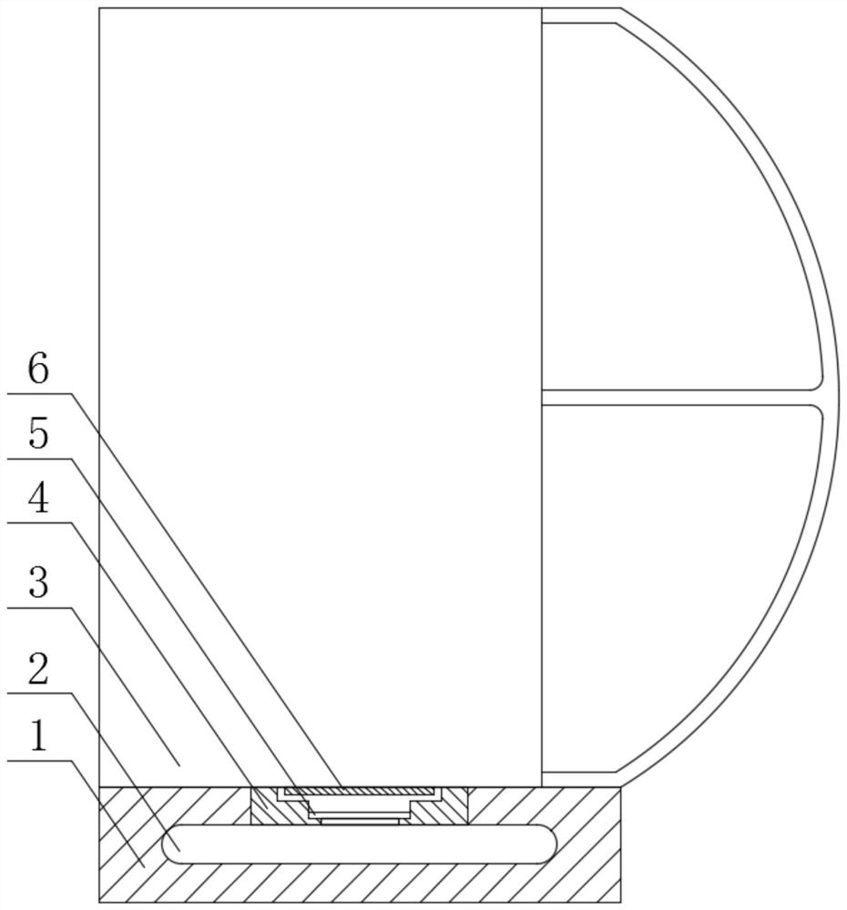 Damping platform for tower crane