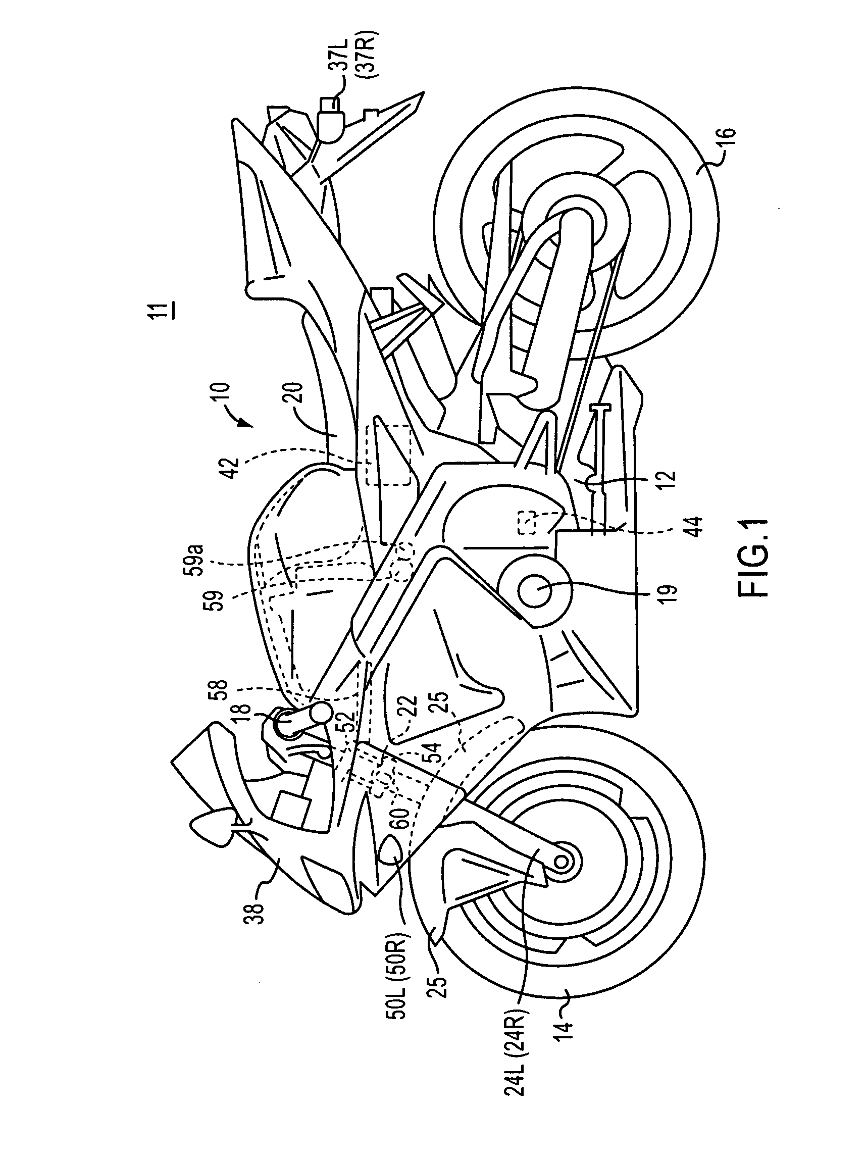 Steering assist system for motorcycle