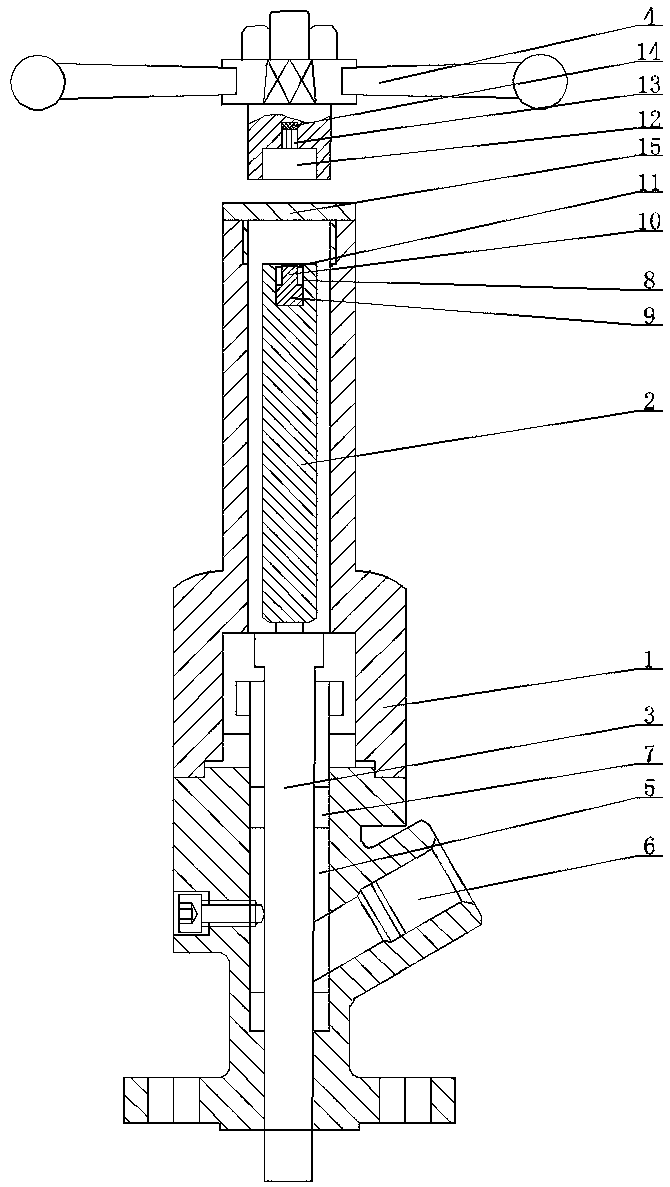 Plunger type sampling valve