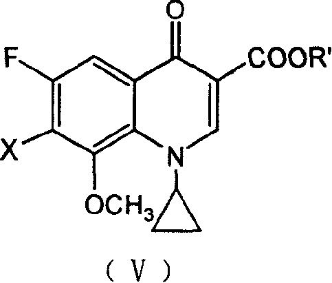 7-substituted-8-methoxy fluoroquinolone carboxylic derivatives, preparing process, preparation and use thereof