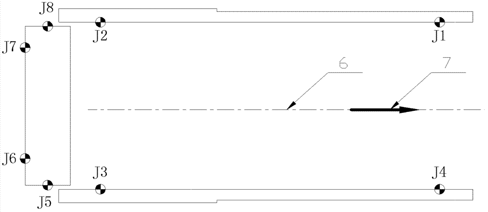 Method for establishing and determining slab caster-overhauling reference coordinate system