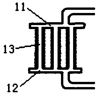 Marine heat-pipe-type lead-bismuth reactor waste heat discharge system