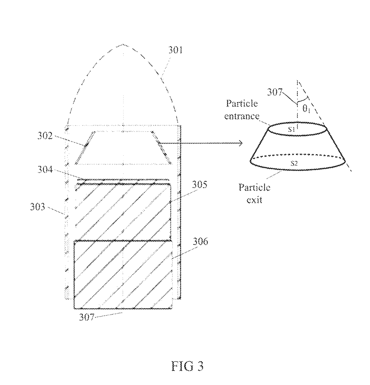 Charged particle detector