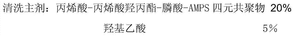 Neutral chemical cleaning agent for eliminating hard scales of air pre-heater of desulfurization system and preparation method of neutral chemical cleaning agent