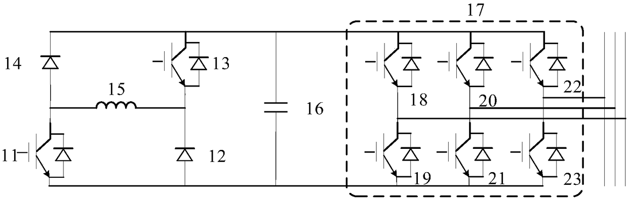 Low-voltage crossing method of doubly-fed fan based on superconducting magnetic energy storage and improved control