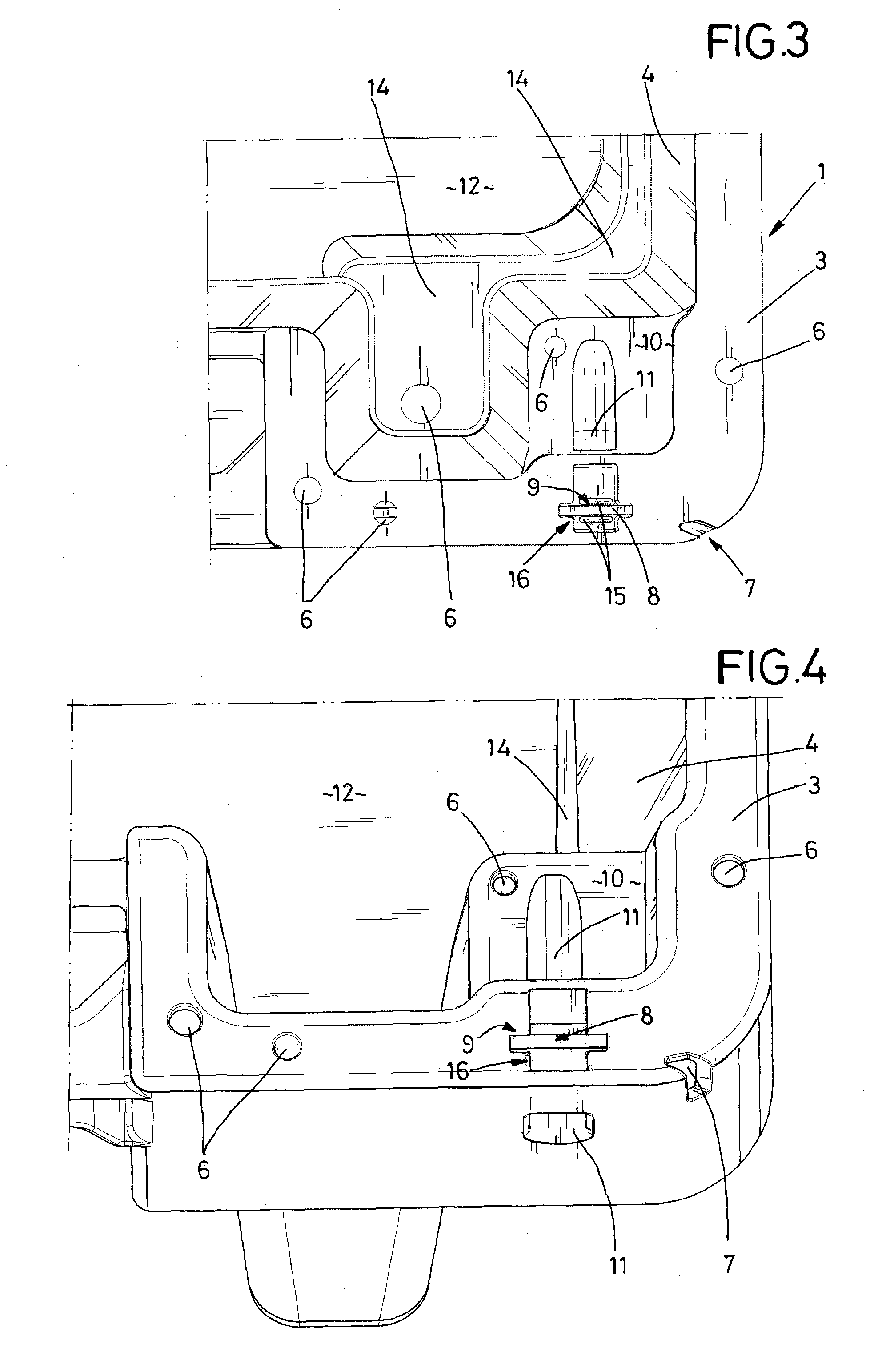 Transport container having an identification carrier