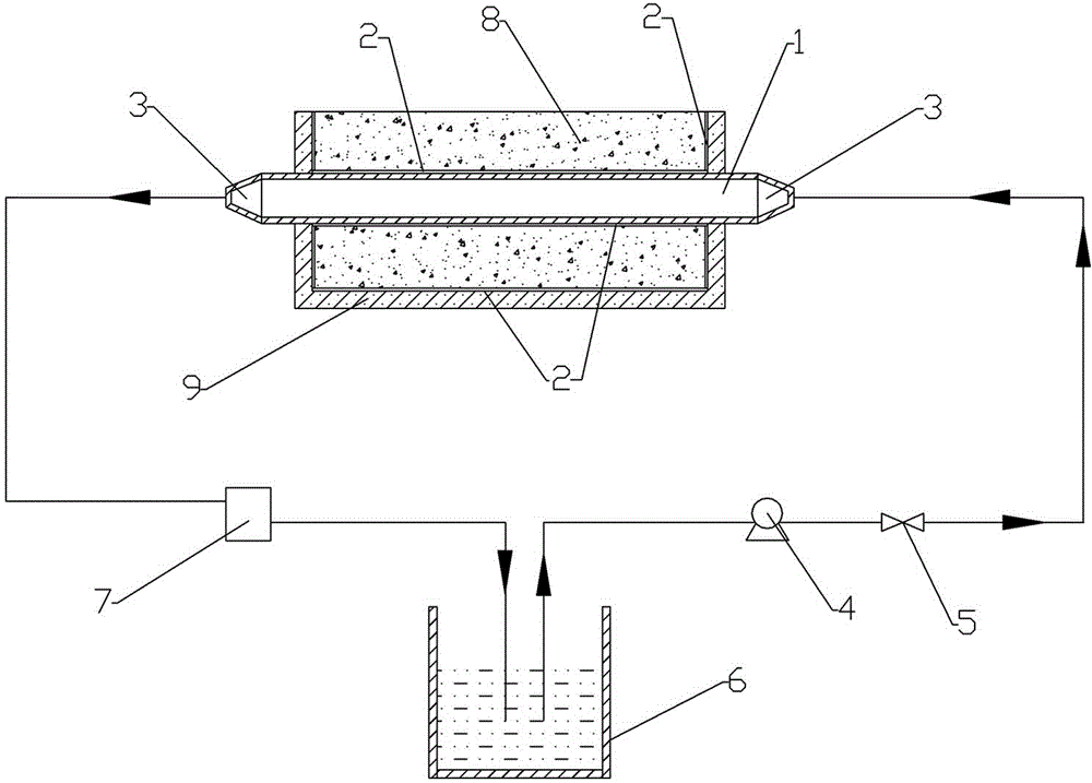 European building concrete carving decorative modeling construction device and construction method thereof