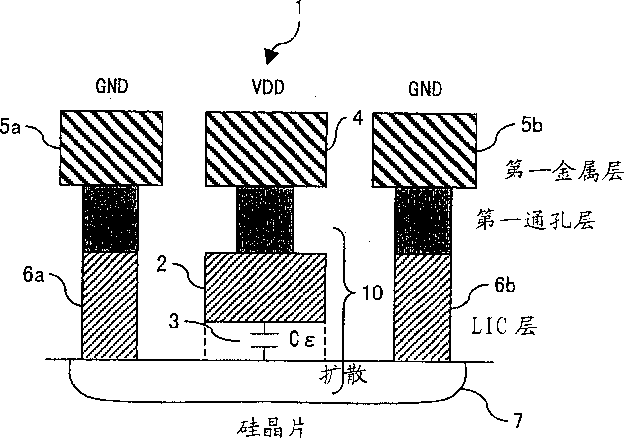 MIS capacitor and production method of MIS capacitor