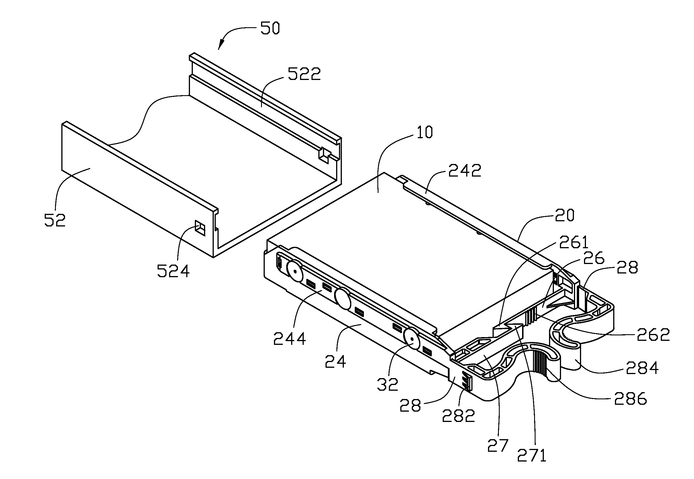 Fixing apparatus for hard disk drive