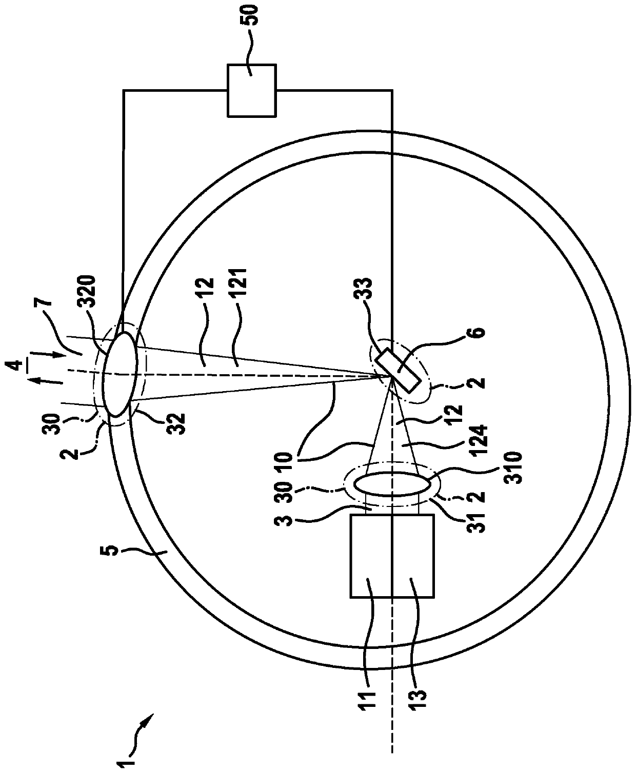 Scanning system and transmitting and receiving device for a scanning system