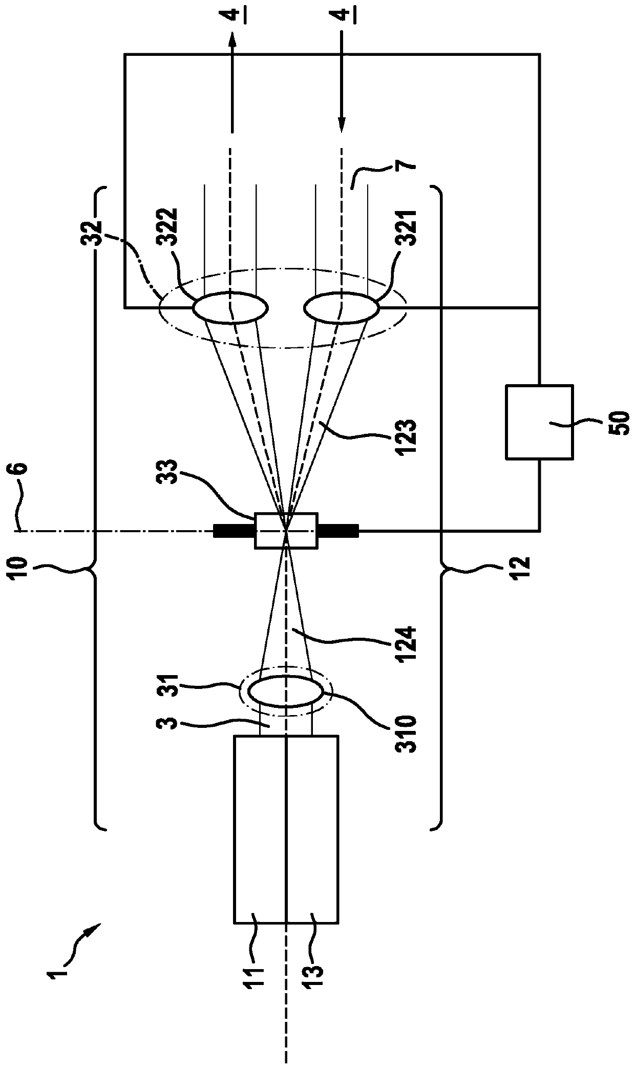 Scanning system and transmitting and receiving device for a scanning system