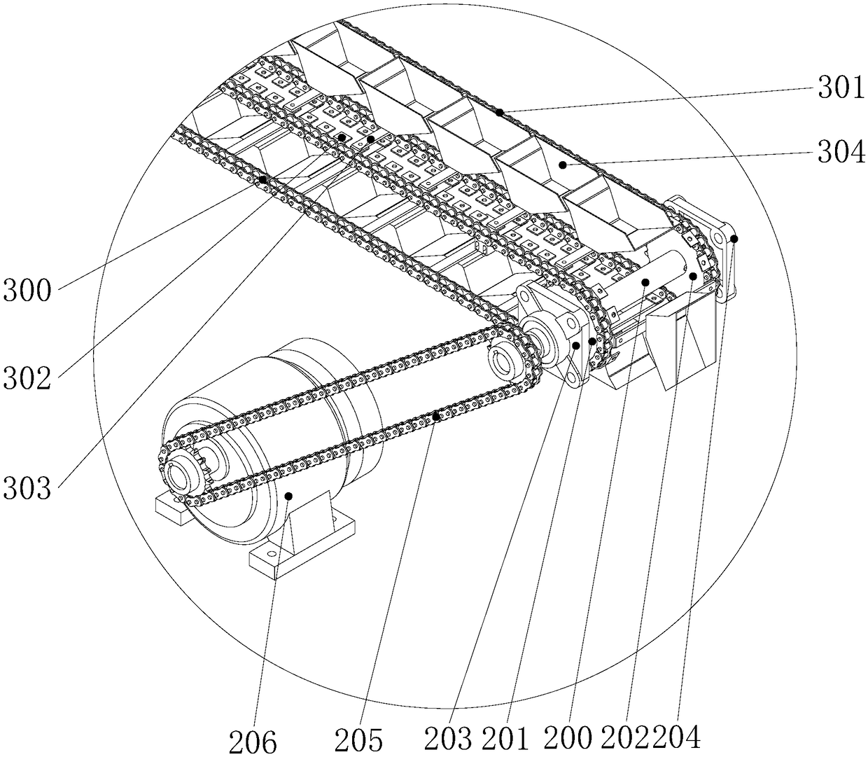 Hopper conveying machine