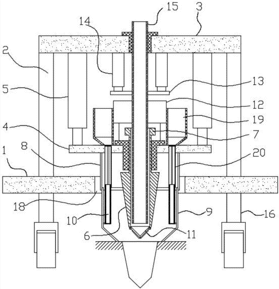 Agricultural automatic digging and fertilizing seeder