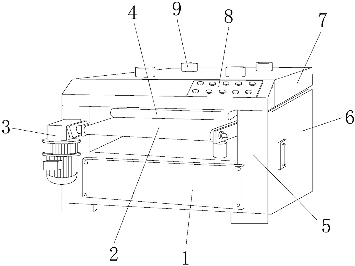 Wood-board deburring equipment for furniture processing