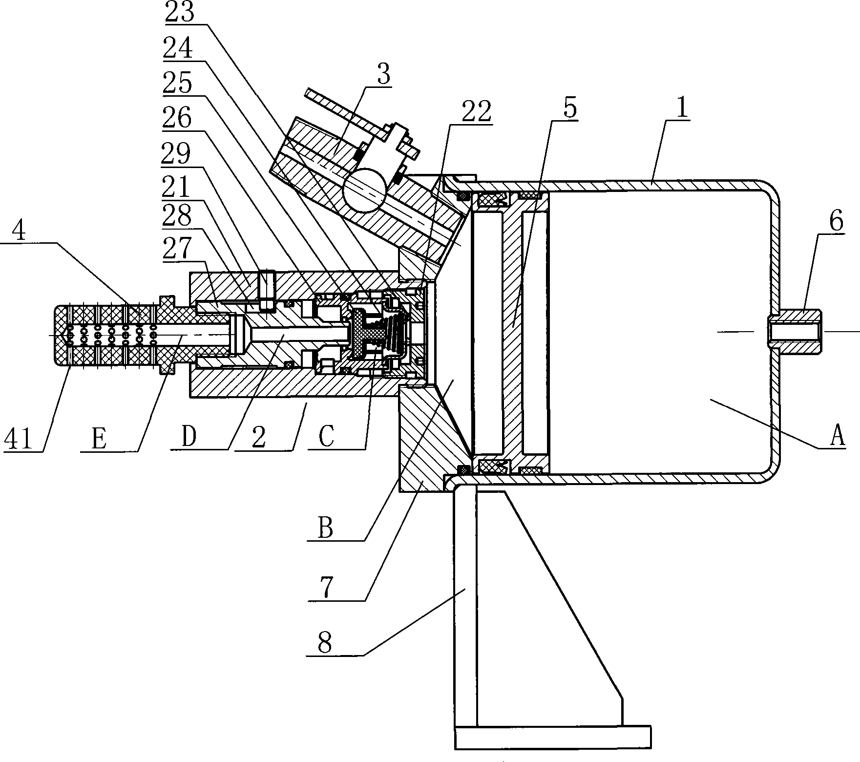 Lubricating grease charging machine