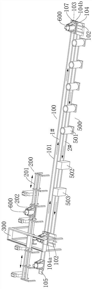 Molten iron transportation assembly line