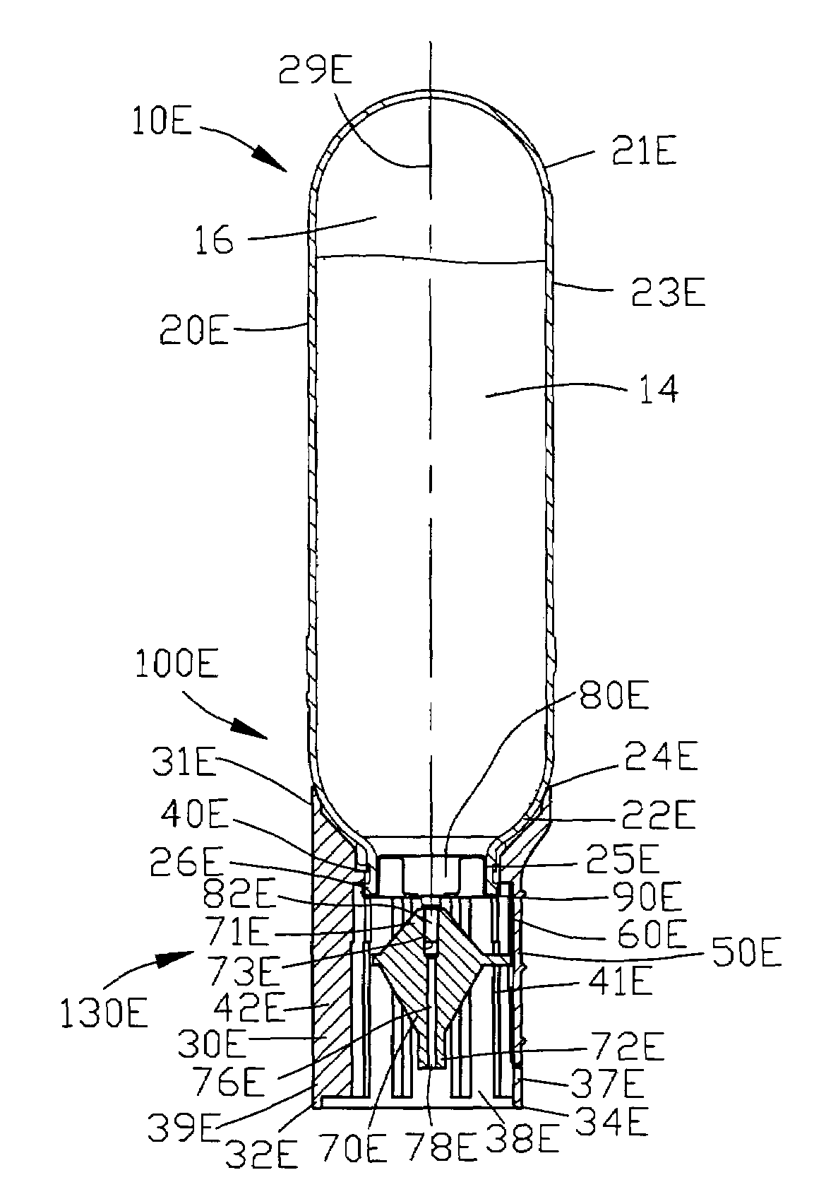 Inverted aerosol dispenser