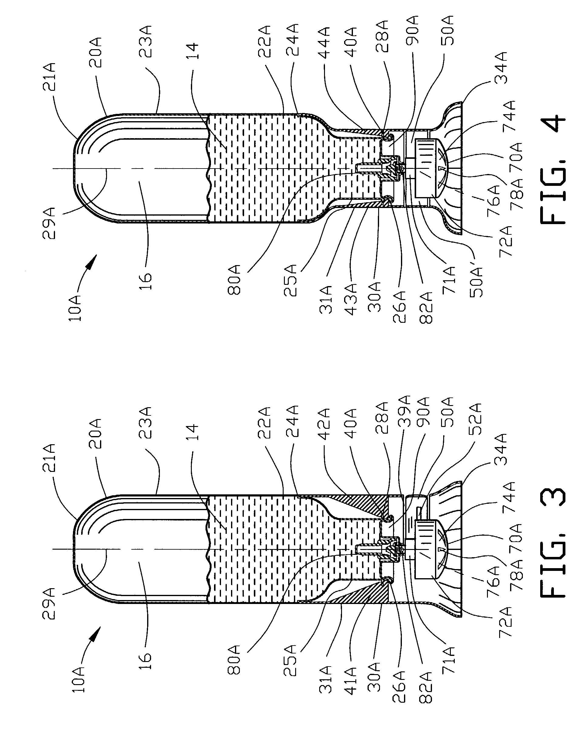 Inverted aerosol dispenser