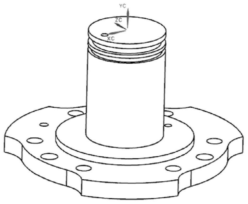 Indexable lifting type hydraulic clamping device