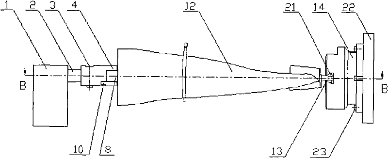 Precise positioning fixture for numerical control machining of thin-wall blade