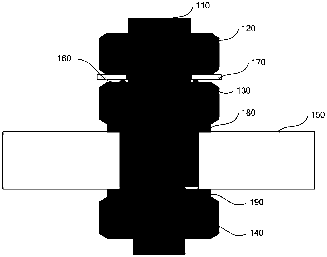 Multi-strand superconducting metal wire joint structure