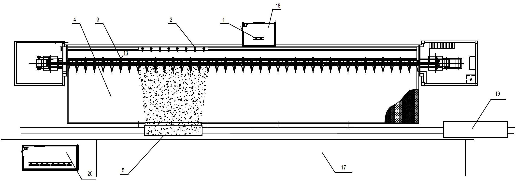 Automatic monitoring and sprinkling coke quenching system for red coke of coke wharf