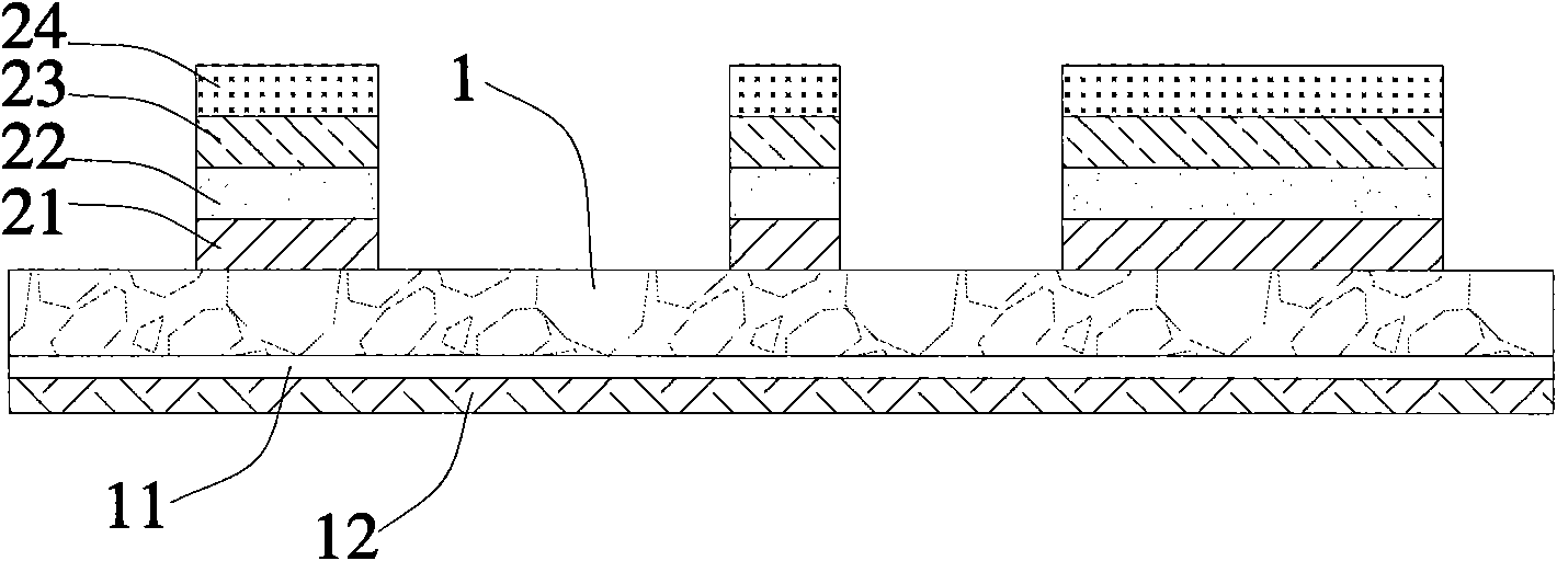 Laser anti-counterfeit texture label and manufacturing method thereof