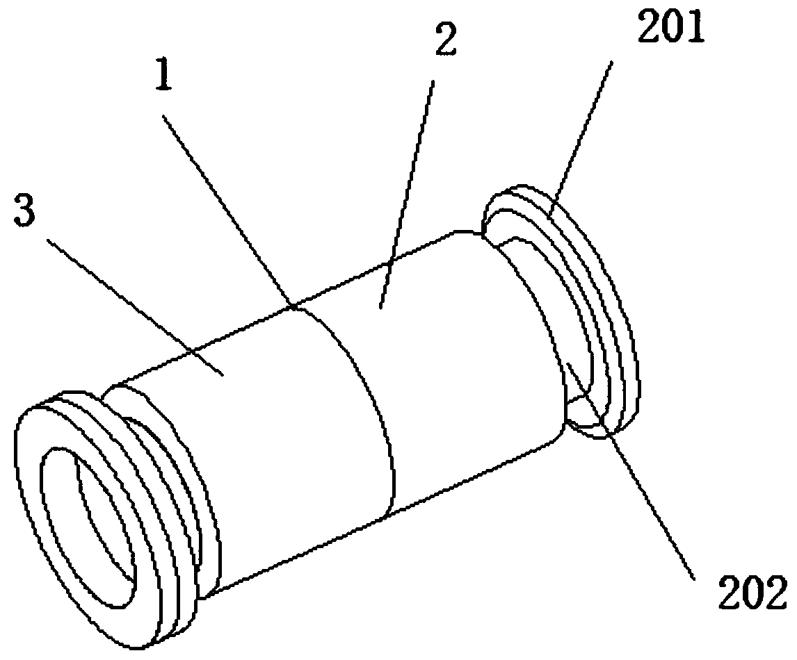 MPP power cable protection pipe, and connection assembly of protection pipe