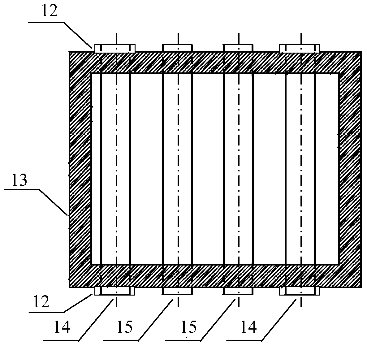 A drying-pyrolysis integrated vertical furnace