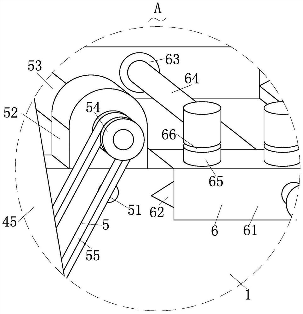 A cutting machine for gauze production and processing with guiding function