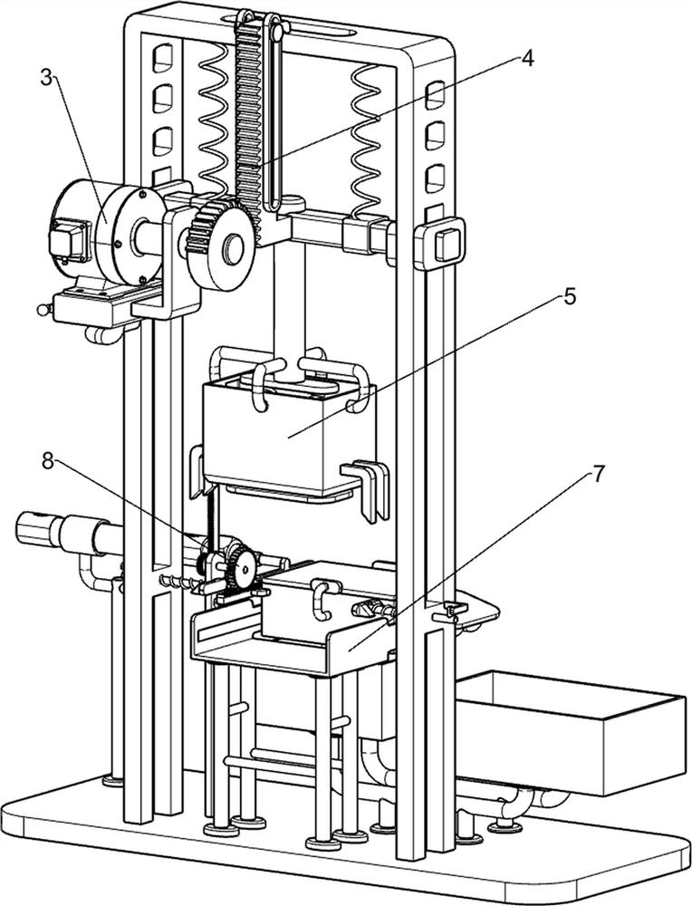 Batch stamping and cutting device for metal plates