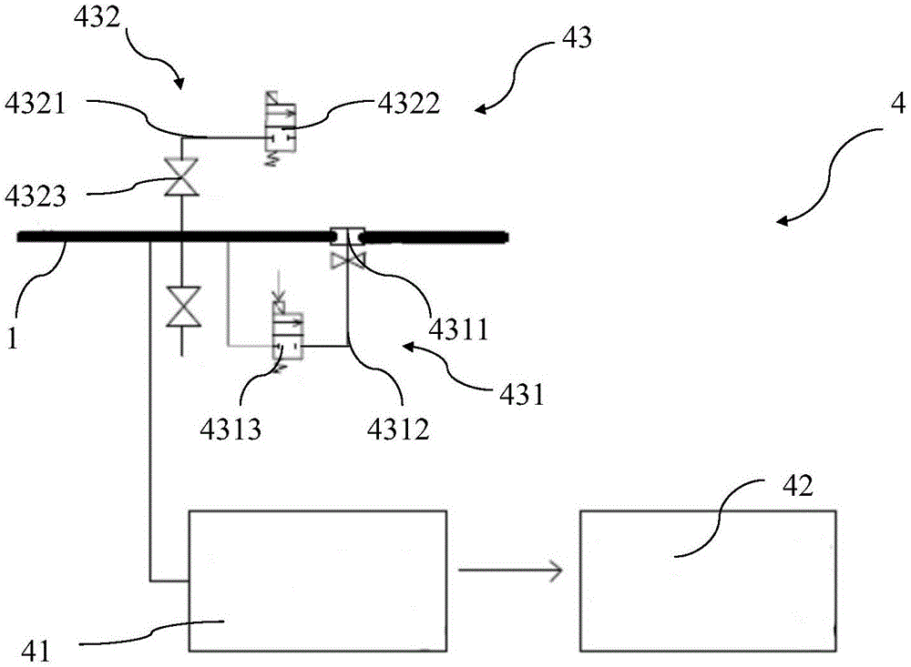 Respiration air feed system