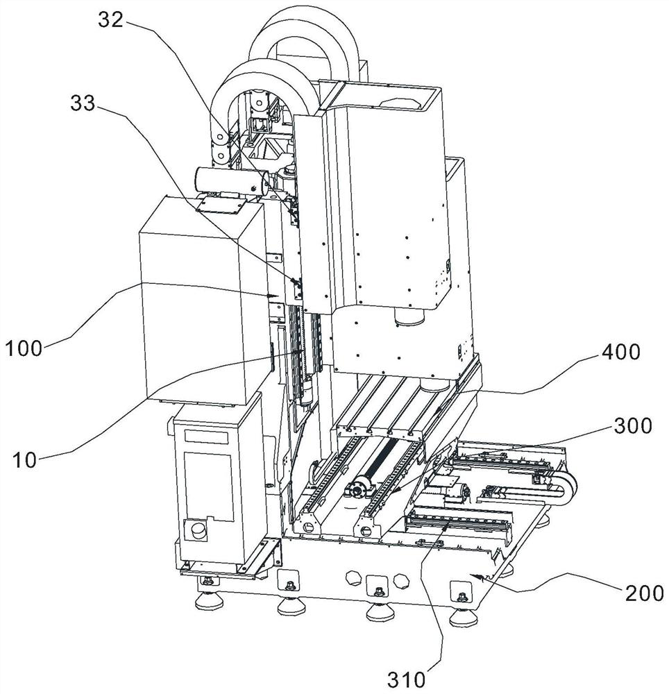 Deflection compensation type multi-spindle machining center