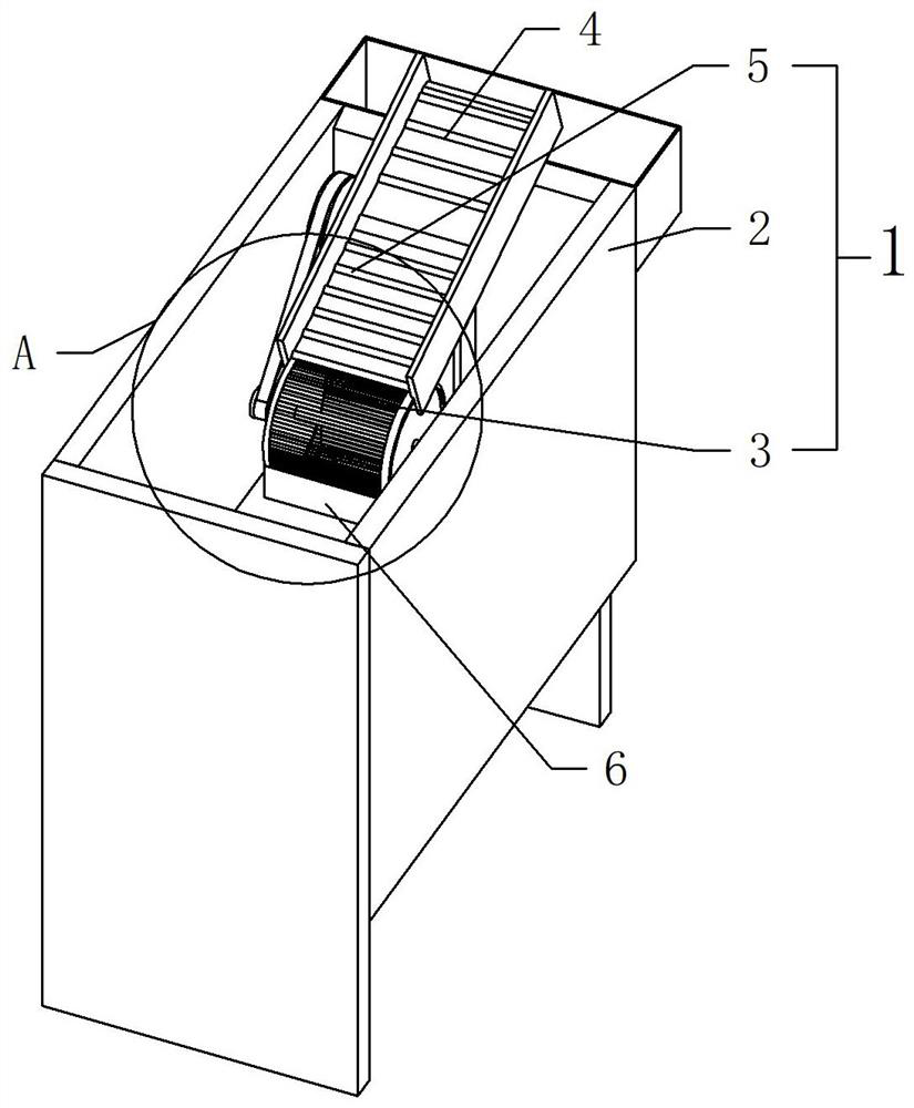 Automatic solid impurity separation device for wastewater pretreatment