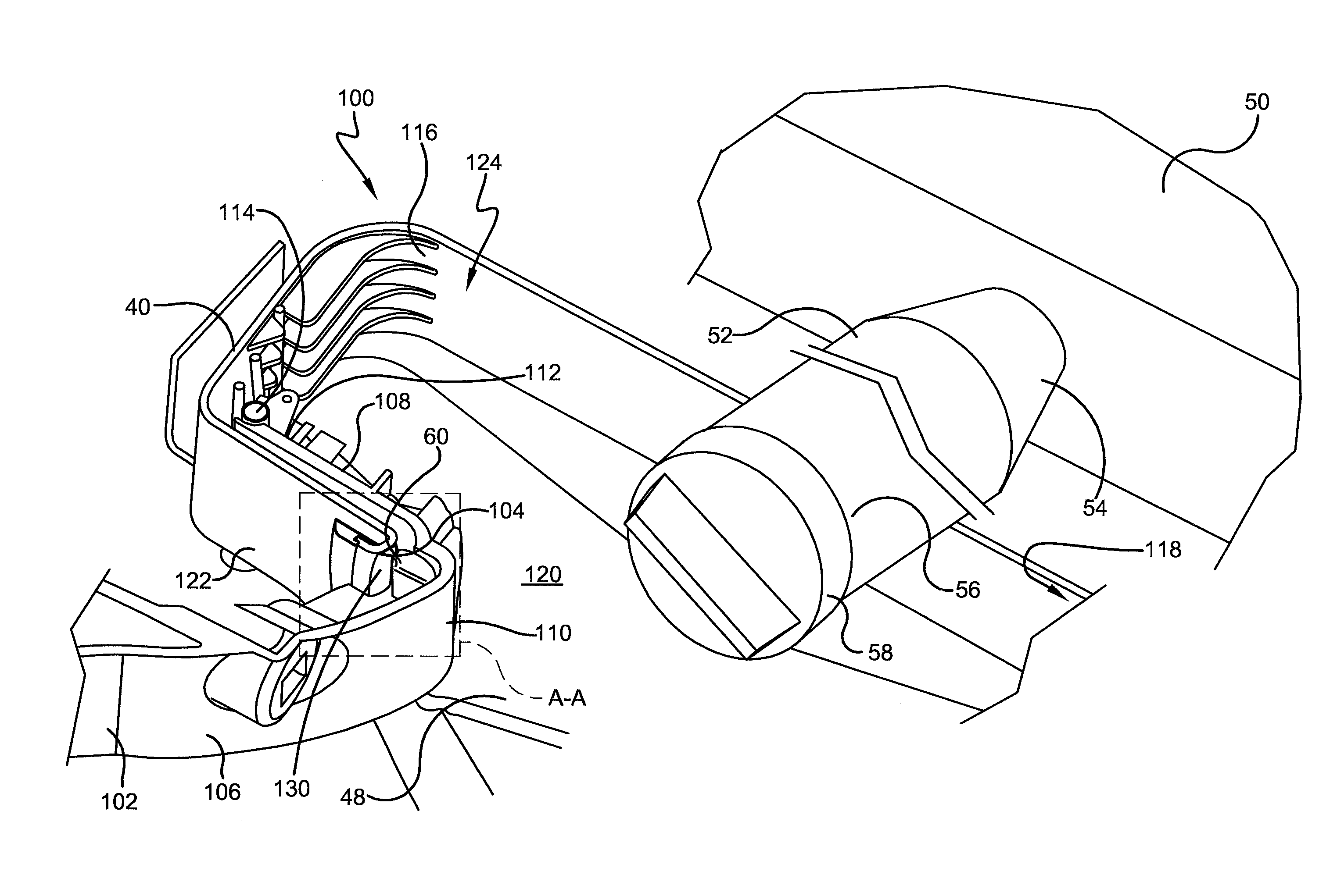 Fuel door assembly with vibration damper