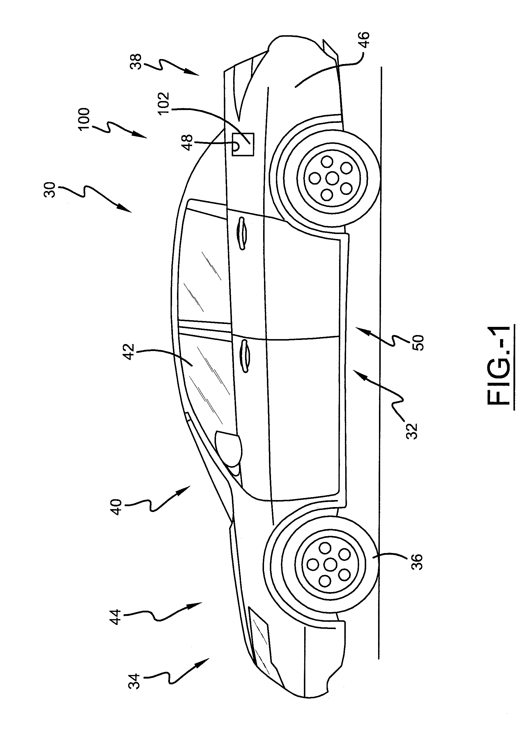 Fuel door assembly with vibration damper