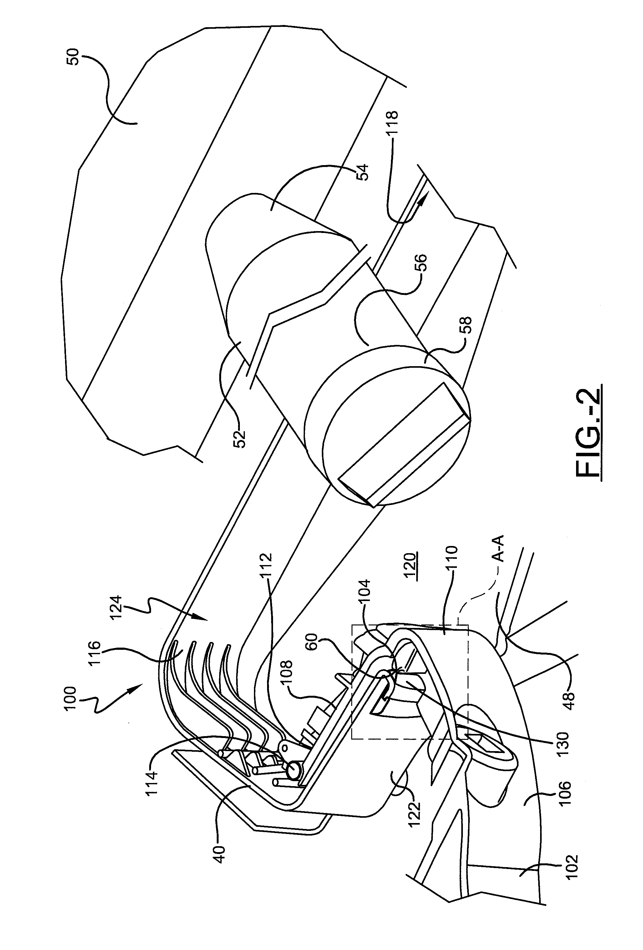 Fuel door assembly with vibration damper