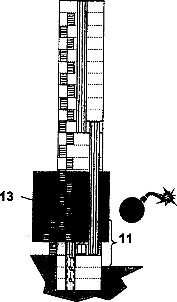 Method and system for emergently evacuating residents in building