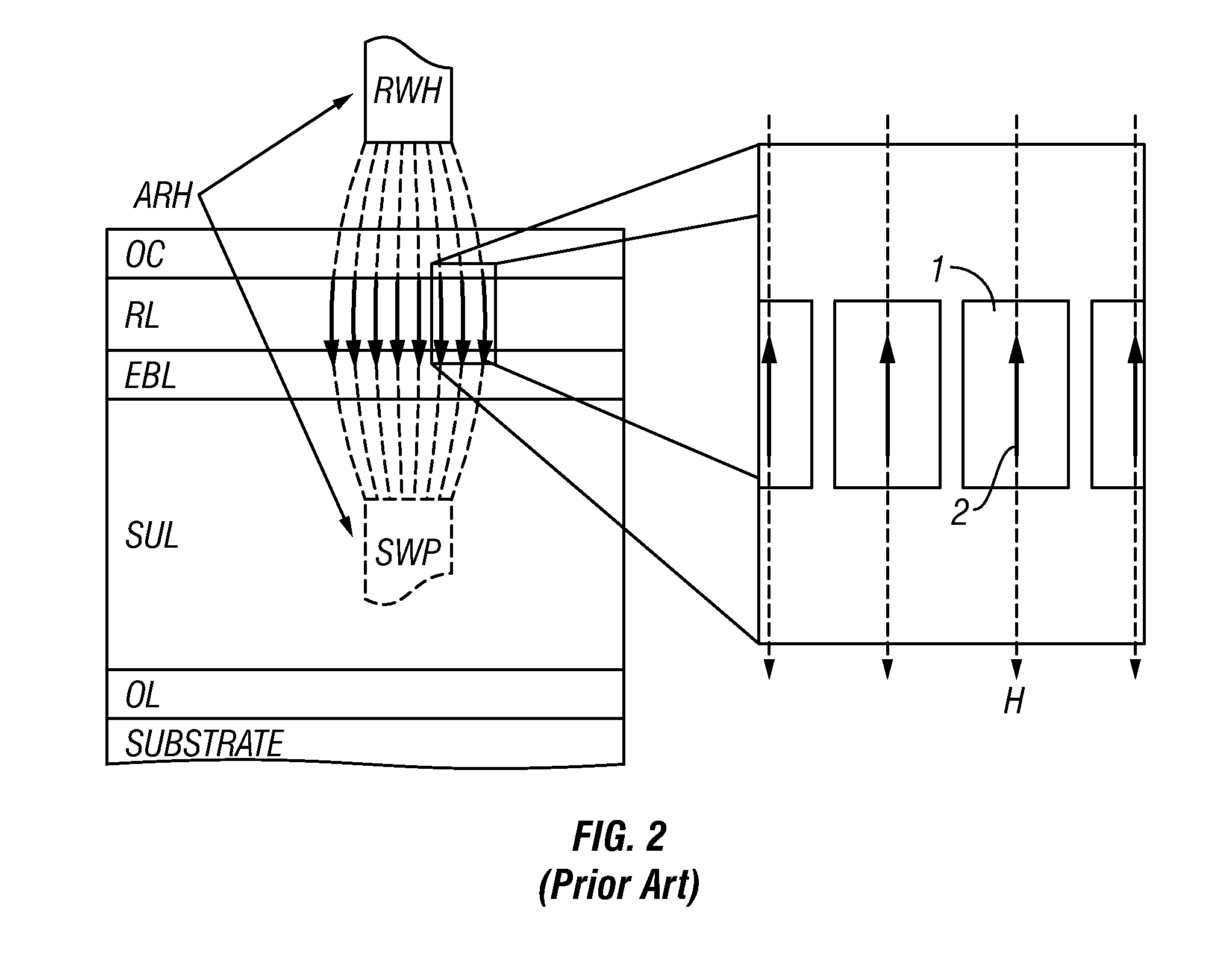 Perpendicular magnetic recording medium with exchange-spring structure having multiple exchange-spring layers and recording system for the medium